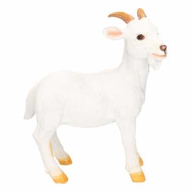 Decoratie beeld geiten/bokken wit beeldje kopen