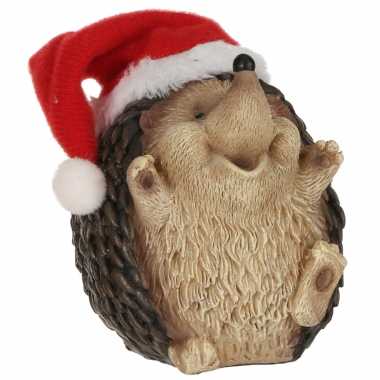 Egel kerstmuts beeldjes/kerstbeeldjes kopen