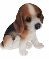 Bruin beagle hond beeldje kopen
