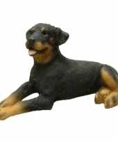 Decoratie beeld rottweiler honden beeldje kopen