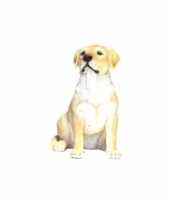Decoratie beeld witte labrador hond beeldje kopen