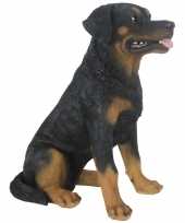 Decoratie dieren honden beeldjes rottweiler kopen