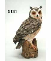 Decoratie dieren vogel beeldjes oehoe uil kopen 10143466