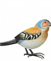 Decoratie vogel muurvogel vink tuin beeldje kopen