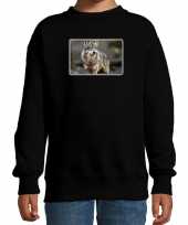 Dieren sweater trui wolven foto zwart kinderen beeldje kopen