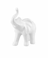Dierenbeeld olifant wit dolomiet beeldje kopen 10235191