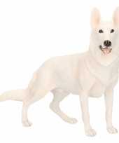 Kleine beeldje witte herdershond kopen