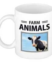Koeien mok dieren foto farm animals beeldje kopen